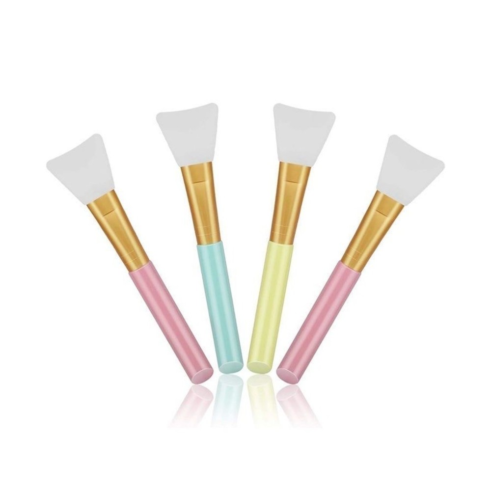 NEW Cuttte Silicone Face Mask Brushes (Set of 4) – Pink, Blue, Yellow